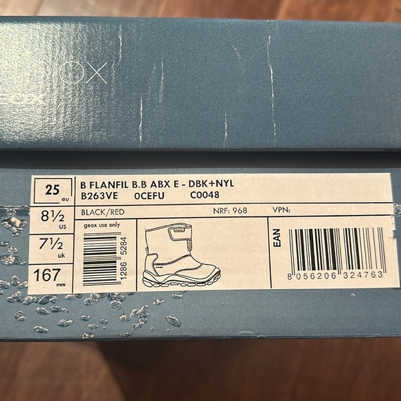 NEW Geox Flanfil ABX Boots - Picture 8 of 8